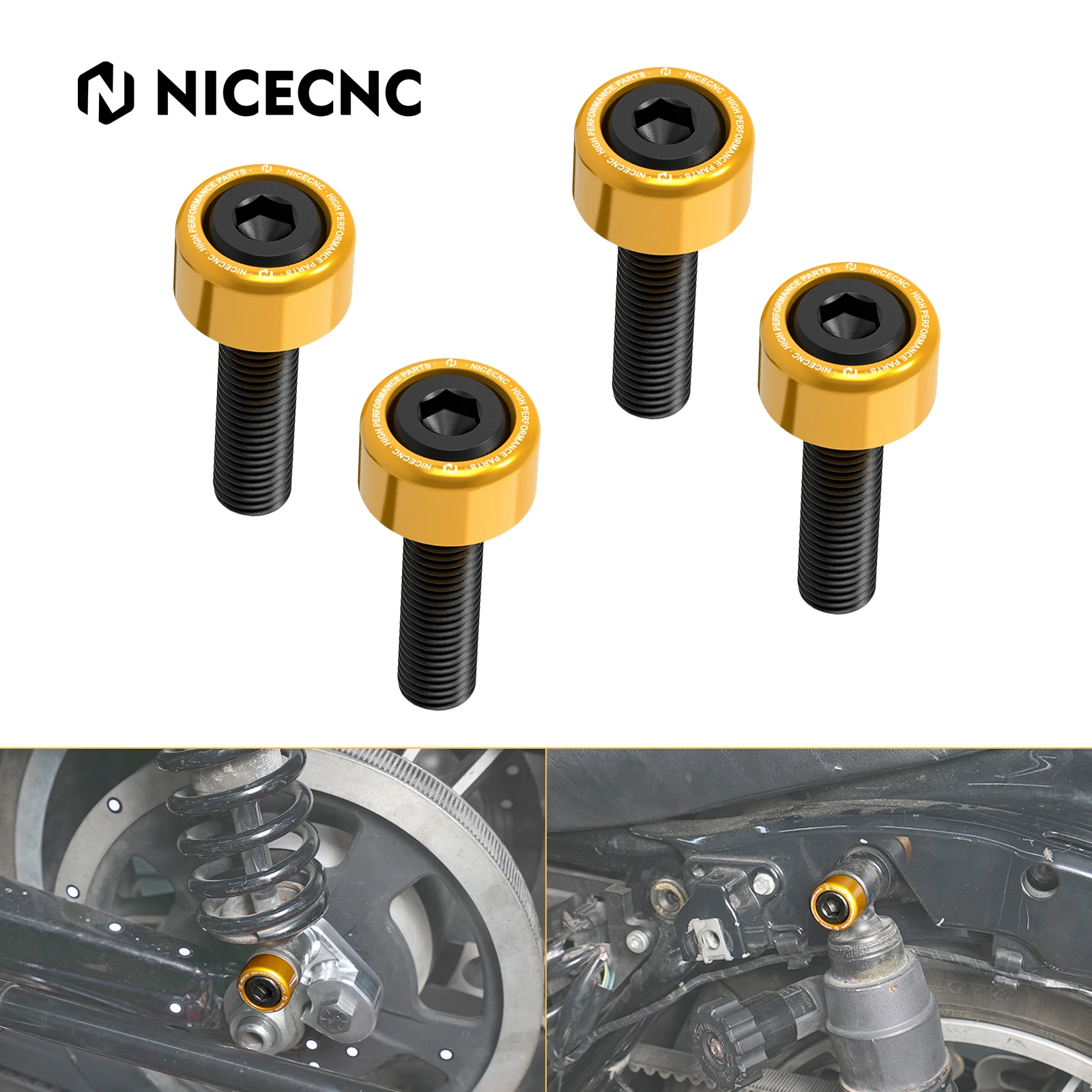 

Motorcycle Rear Suspension Shock Bolts for Harley Road King FLHR 1994-2023 Street Glide FLHX 06-24 Road King Classic FLHRC 07-20