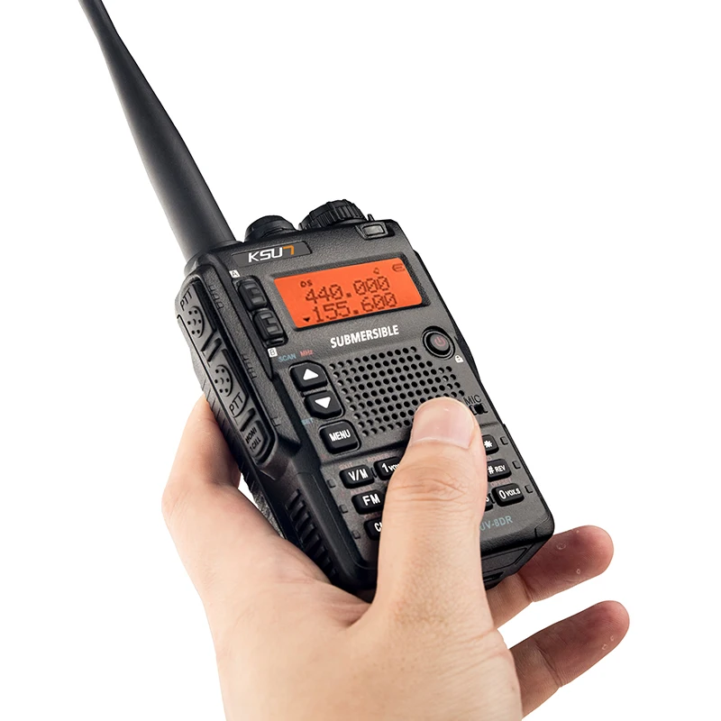 

De ntalHotsell 10W Walkie-Talkies UV-8DR 136-174/240-260/400-520MHz Triple Band Two Way Ham Radio Similar to Yaesu VX-8DR