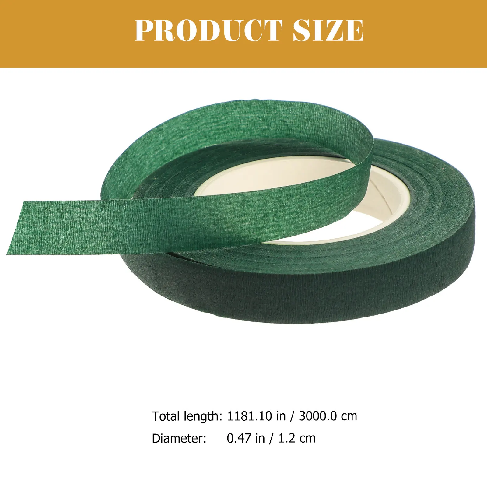 4 Pcs Floral Tape Stem Wrap Wrapping for Artificial Flowers Arrangment Arrangement Supplies