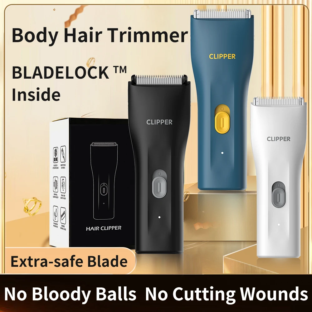 

2026Мужской электрический триммер для волос в паху, триммер для волос на лобке, машинка для стрижки тела для мужчин, эпилятор для бикини, перезаряжаемая бритва, бритва