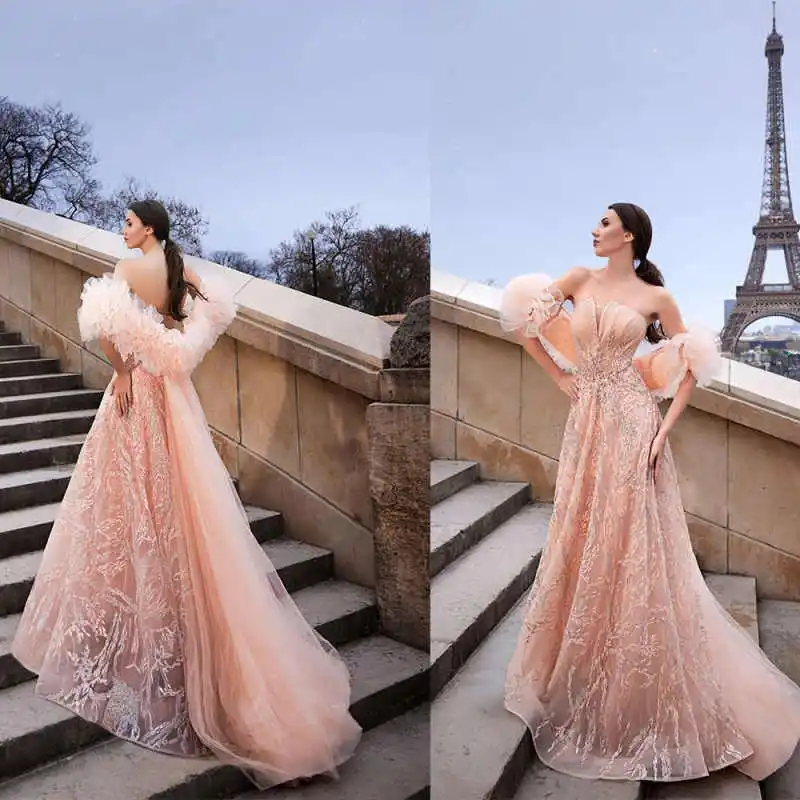 

Elegant Evening Dress Crystal Appliques Strapless Floor Length Prom Dress Formal Occasion Plus Size Vestido De Noite Customized