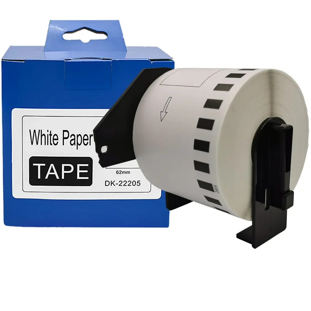 Brother Thermal Label Printer Ribbon DK-22205 Special Wholesale Price Thermal Label Paper DK 22205 Self-Adhesive Office Supplies