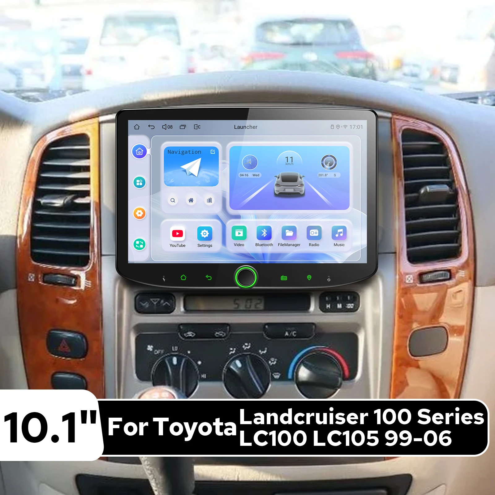 JOYING JOYING 10.1"Android Car Stereo for Toyota Land Cruiser LC100 LC105 1999-2006 Wireless CarPlay Android Auto GPS Navigation - Aliexpress Deal