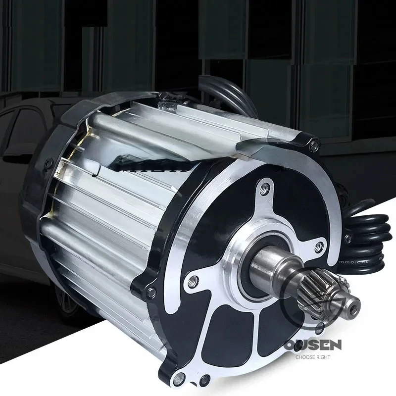 48V 60V 72V 1800W 3200RPM  3900RPM Electric Tricycle  High Speed Brushless Differential Motor