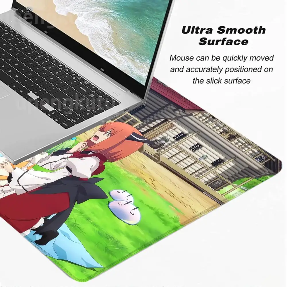 Suraimu Taoshite Sanbyaku-nen Floor Cute Stuff Popular Gifts for boys Pad High-end E-sports Mouse Pad Rubber Edge locking mat