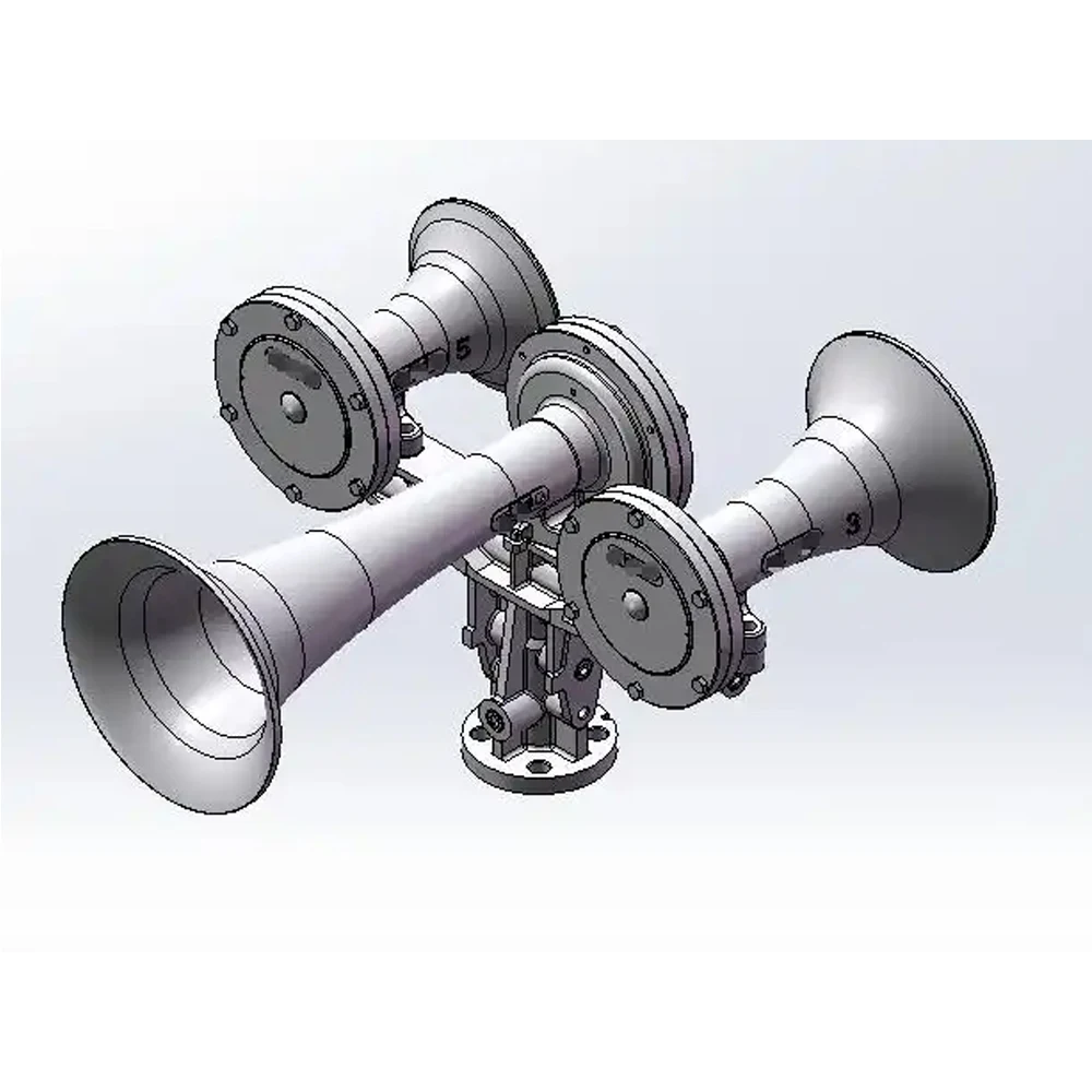 Railway Parts Accessories Tri-tone Train Air 311HZ,370HZ,470HZ and 660HZ