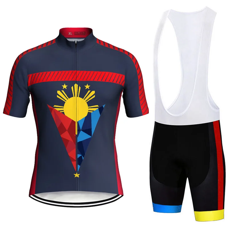 

Breathable Cycling Jersey Set Men, Philippines Bicycle Clothing, Short Sleeve Jersey, Filipino Sports Apparel, Ride Bike Shirt