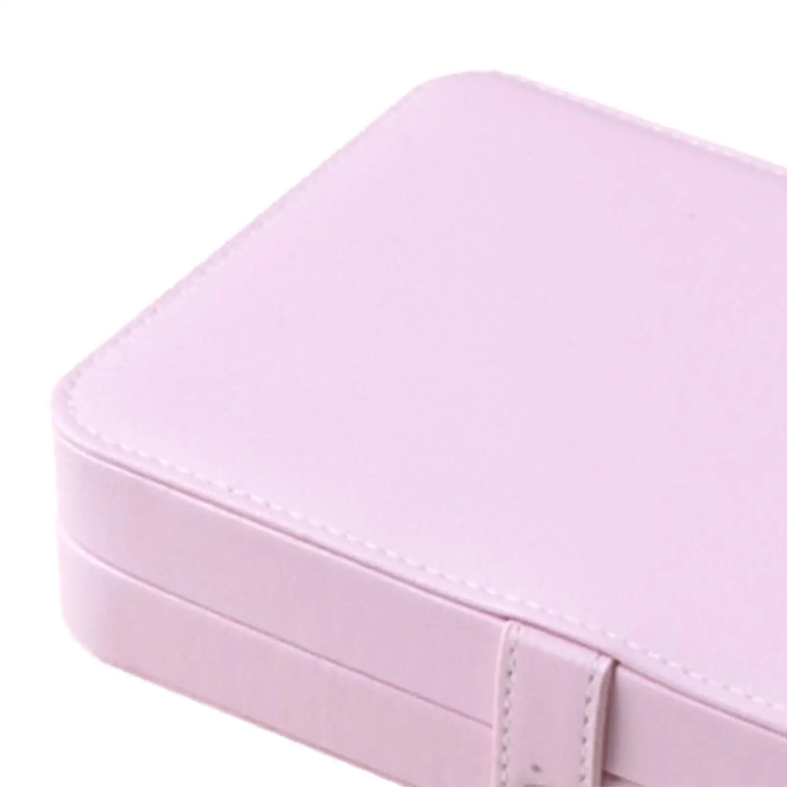 

Jewelry Organizer Portable 2 Layer Soft Velvet Lined Waterproof Jewelry Case Jewelry Box Trinket Box for Ear Studs Women Girls