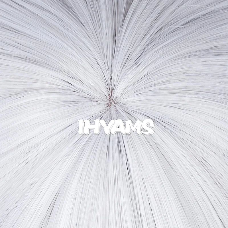 Frieren Cosplay Wig 90cm Long Silver Grey Wig Cosplay Anime Wigs Heat Resistant Synthetic Wigs