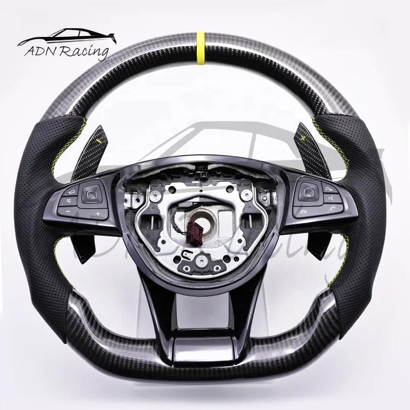 

Custom Carbon Fiber Steering Wheel for Mercedes-Benz C-class CLA GLA W205 W117 W176