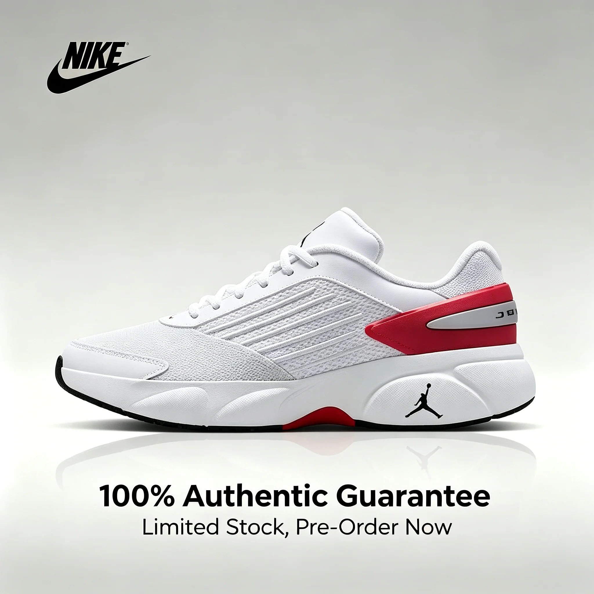 Nike Jordan TRUNNER FLOW Synthetic Leather Durable Breathable Unisex Basketball Shoes IO2091-101