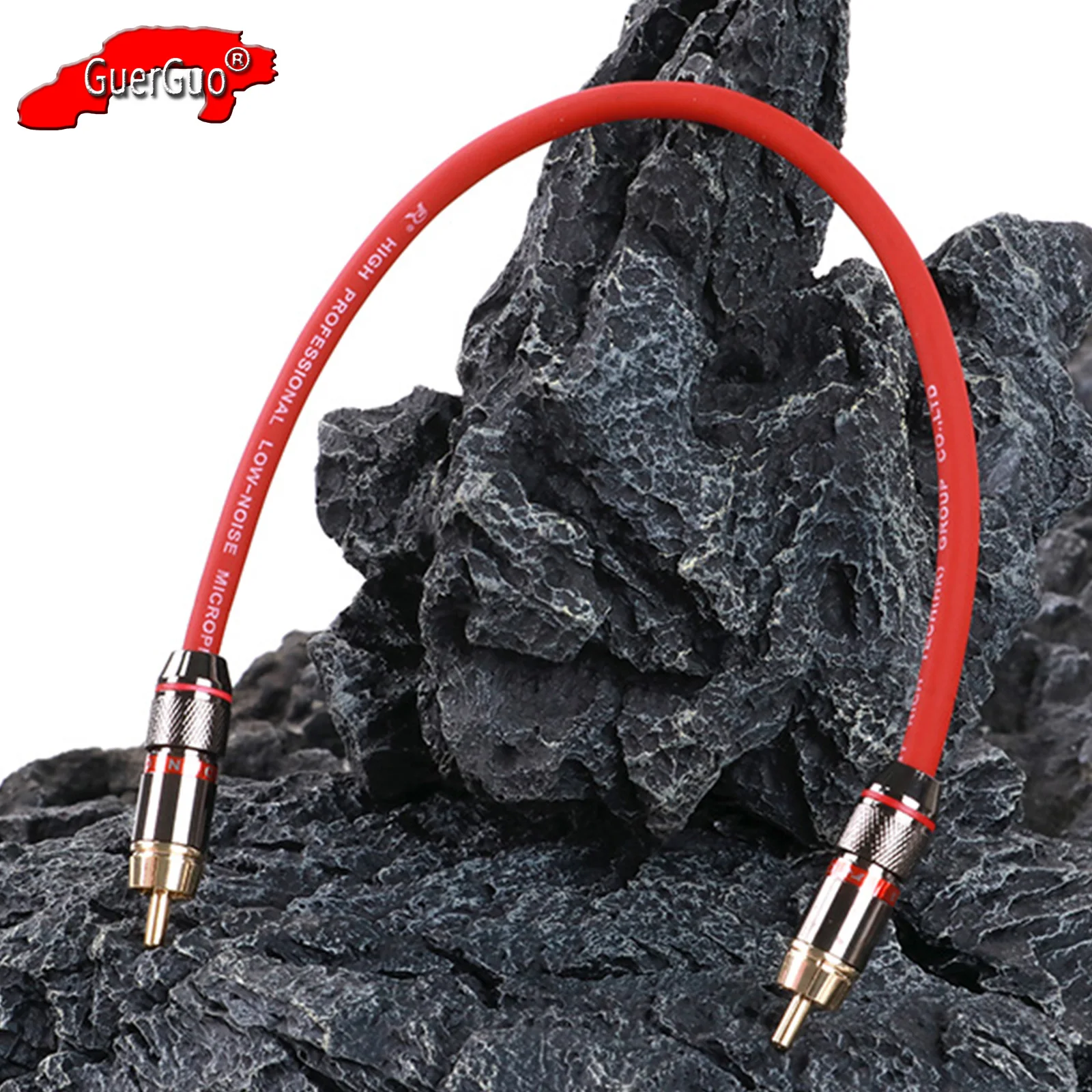 

HiFi RCA Audio Cable M/M OFC Gold Plated Plug Male to Male Extension Cord for Home Theater HDTV Amplifiers Hi-Fi System Speaker