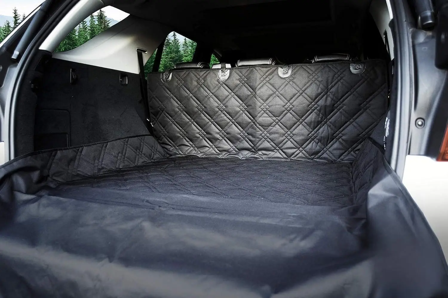 

SUV Cargo Liner for Dogs 55"x106" Heavy Duty Waterproof Pet Trunk Cover - Non-Slip Protection