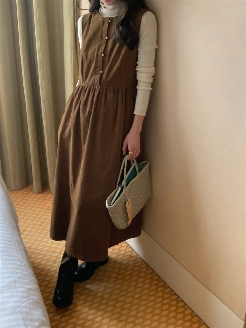 Vestidos Para Mujer Winter Sundress Long Dresses for Women Vintage Dress De Mujer Elegantes Vestido Feminino Traf Official Store