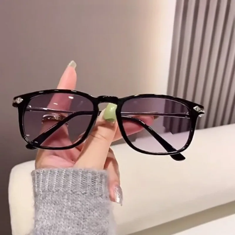1/2pcs Gradient Grey Lens Presbyopia Reading Glasses Unisex, UV400 Anti Ultraviolet Spectacles Grade +1.0~+4.0