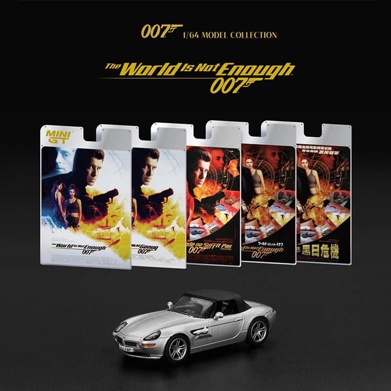 

PreSale MINIGT 906 1:64 BMW Z8 007 The World Is Not Enough Diecast Car Model Collection Toys