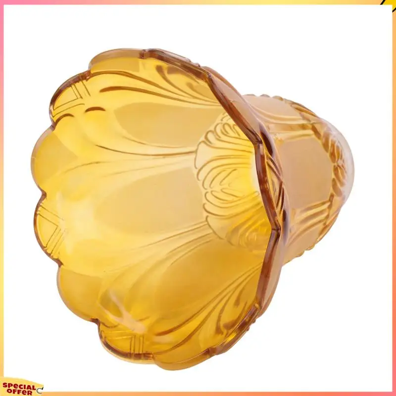 ABFI 3X Ventilador de teto lustre de vidro fosco e transparente substituição de abajur