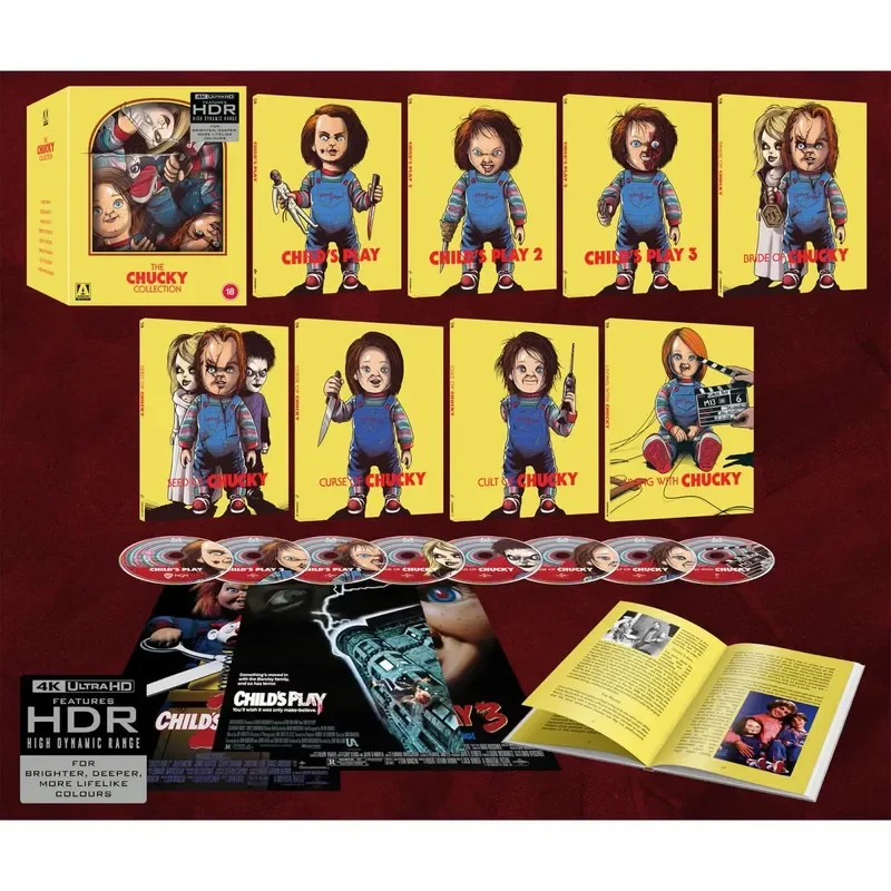 British Version 4K Blu Ray Seven Collections of Ghost Babies High Definition Movie Disc