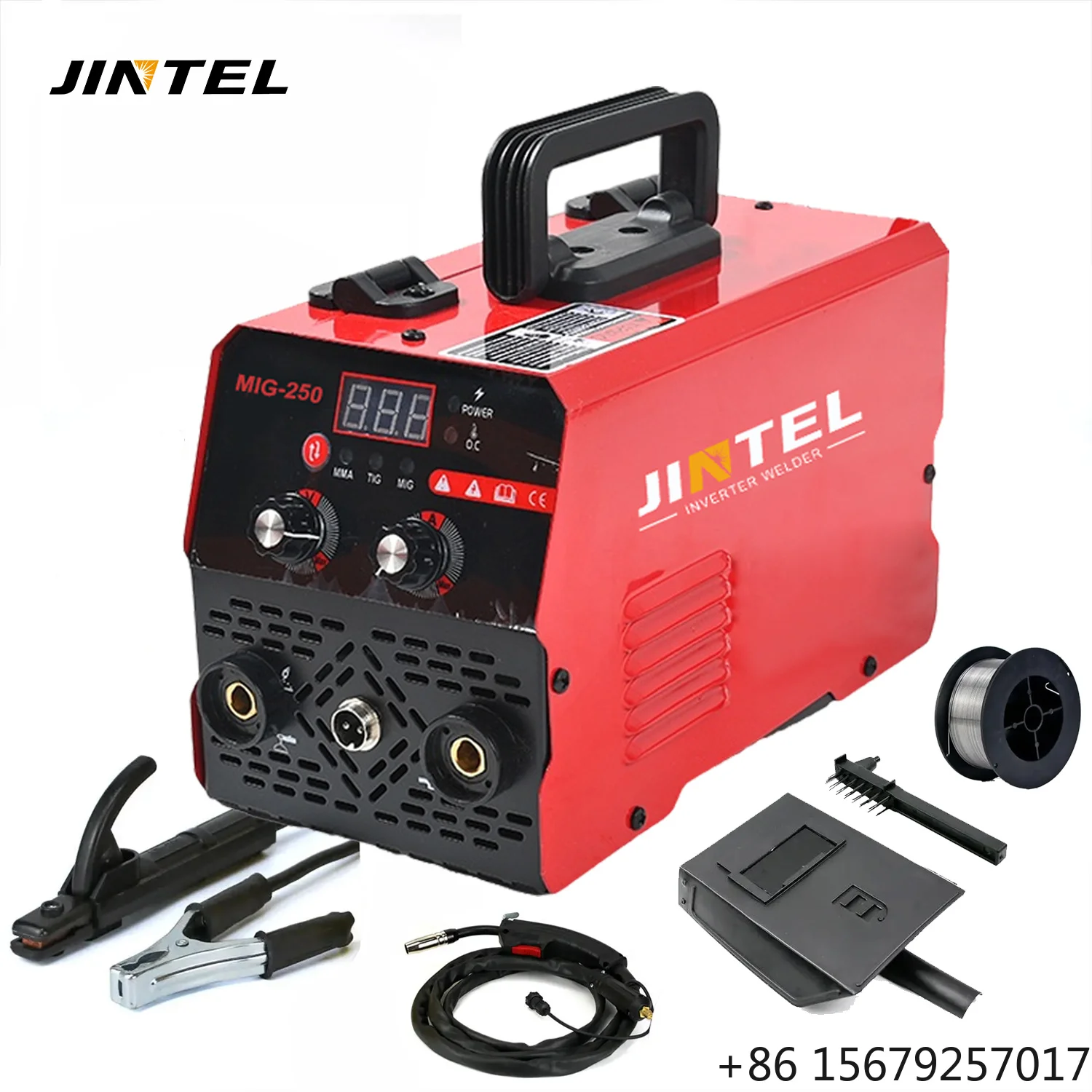 Multi-purpose MIG 250 3 in 1 MIG MMA TIG LIFT Welder Inverter Portable Gasless Flux Cored Wire Welder Welding 3 in 1 MIG/TIG/MMA