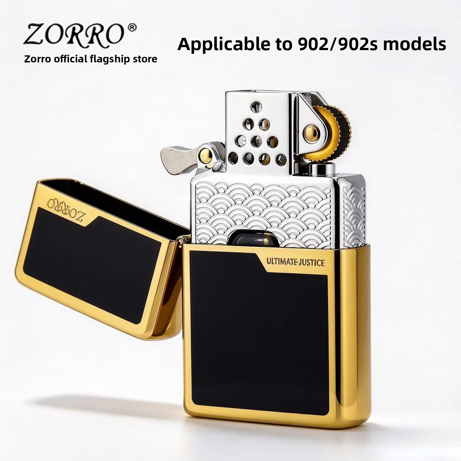 ZORRO new split transparent oil tank insert, lighter liner, cigarette accessories, men's gift