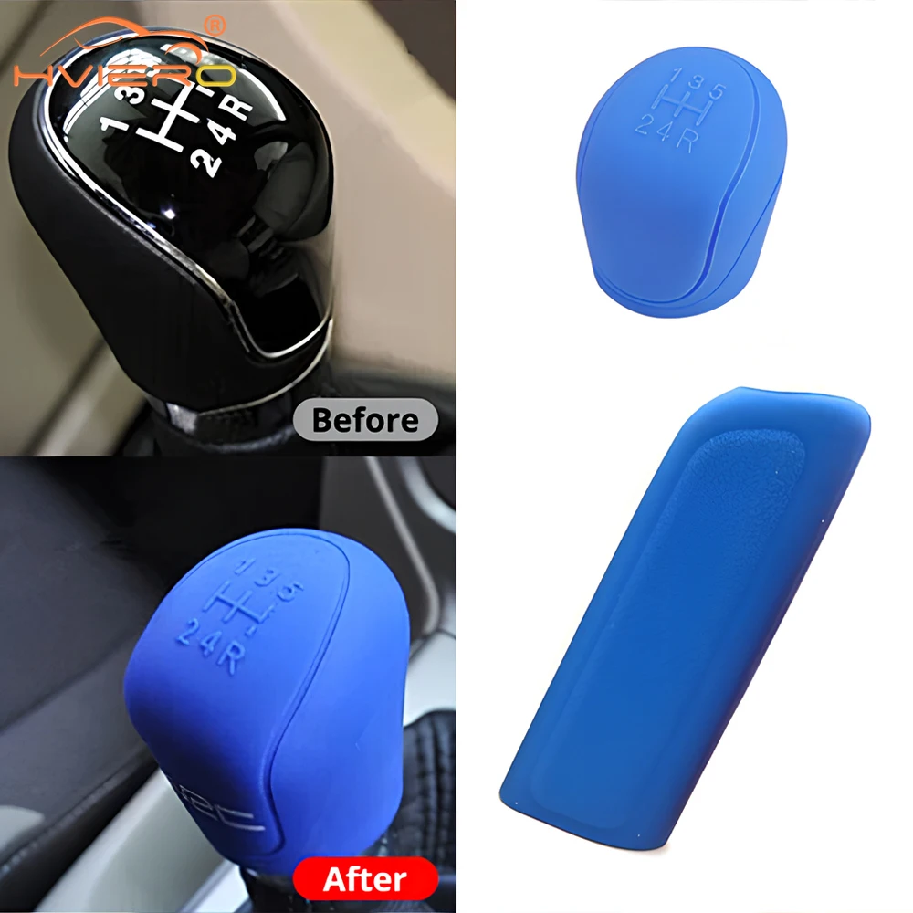 

Car Universal Hand Brake Covers Soft Auto Manual Silicone Shift Glove Gear Head Knob Cover Handbrake Sleeve Case Skin Protector