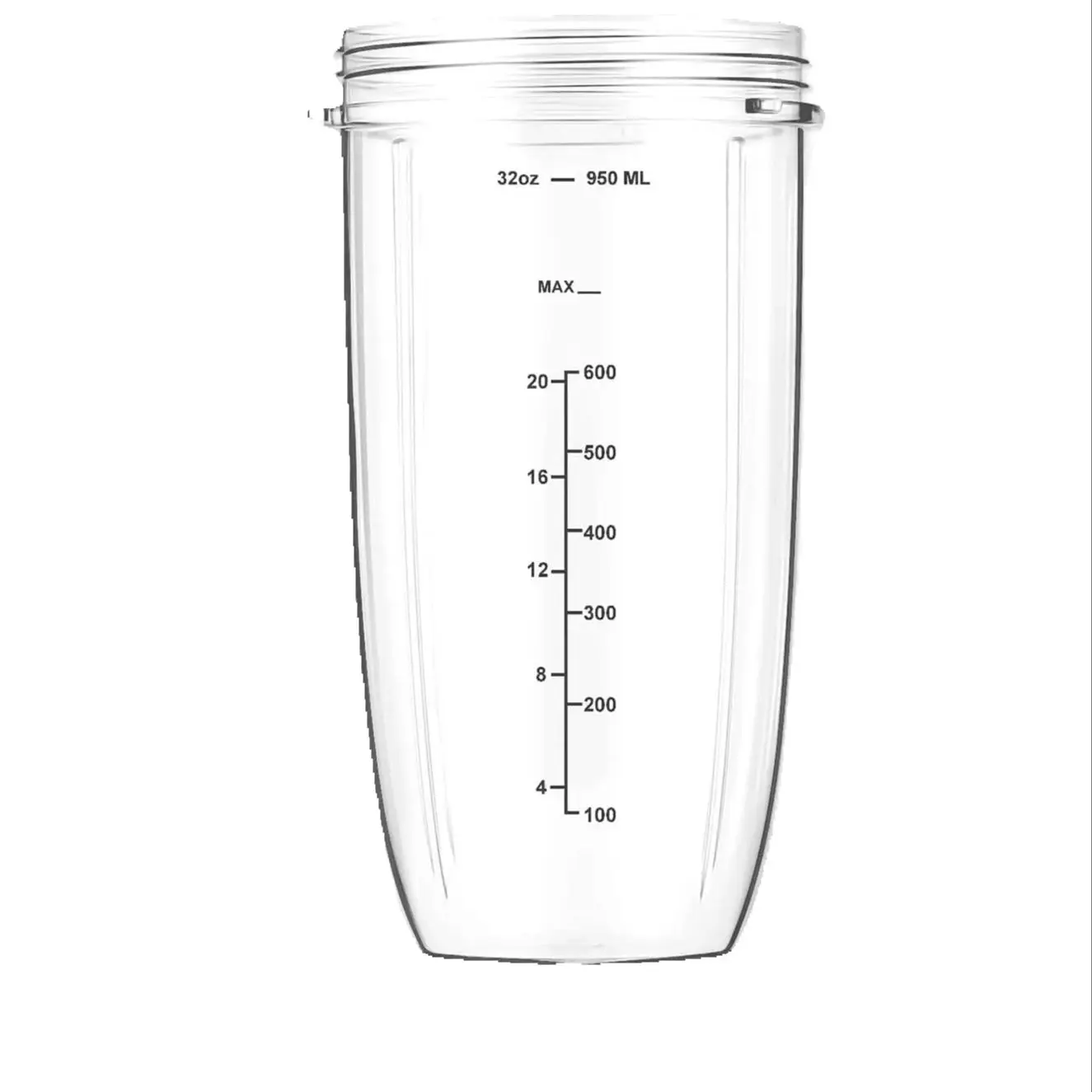 2 كوب خلاط 32 أونصة ومجموعة استبدال الشفرة كوب ضخم مع غطاء مستخرج وحلقات الختم ForNutriBullet 600 واط/900 واط