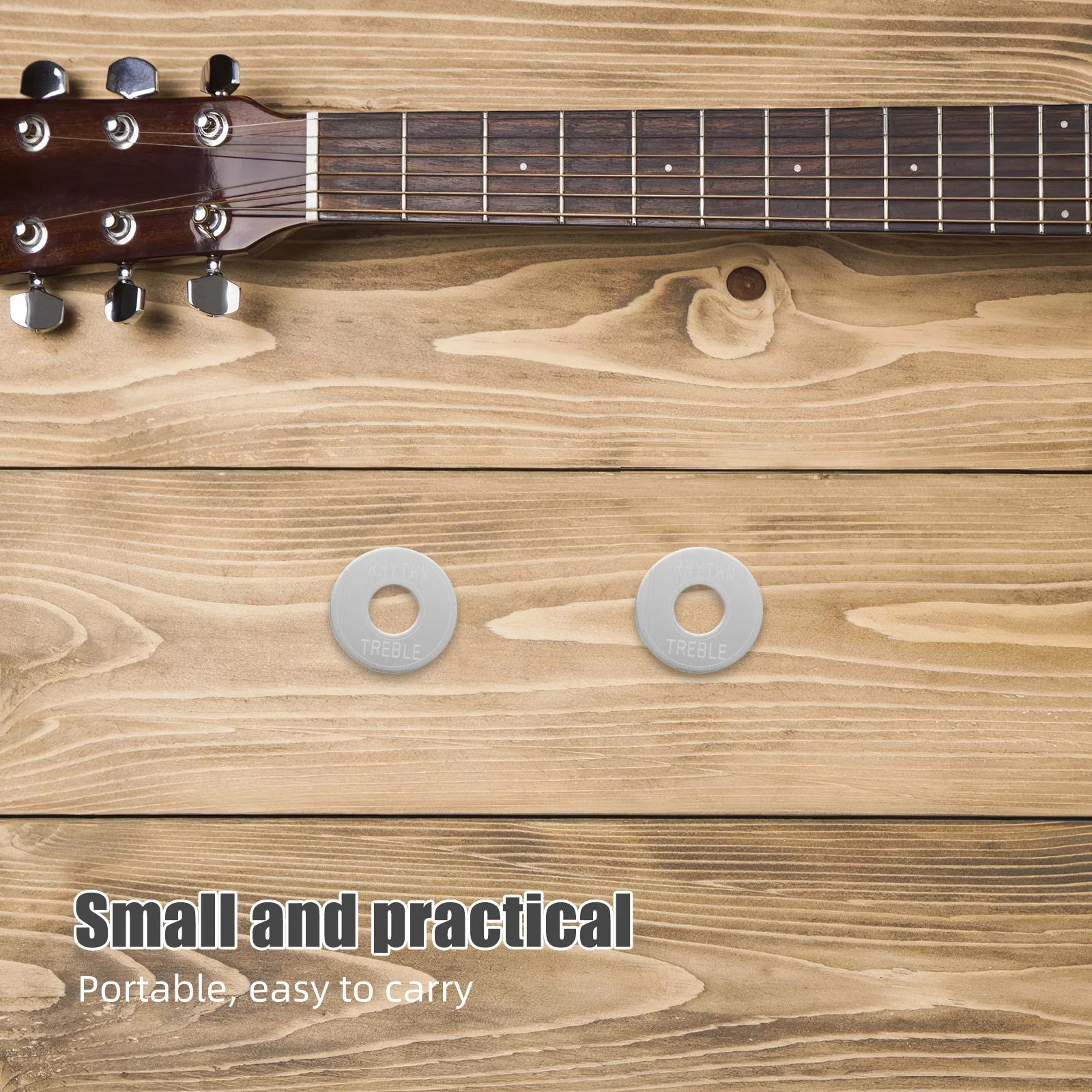 

2pcs Metal Switch Washer Electric Guitar Hardware Accessories Rhythm Treble Control Ring Toggle Switch Plate Durable Lightweight