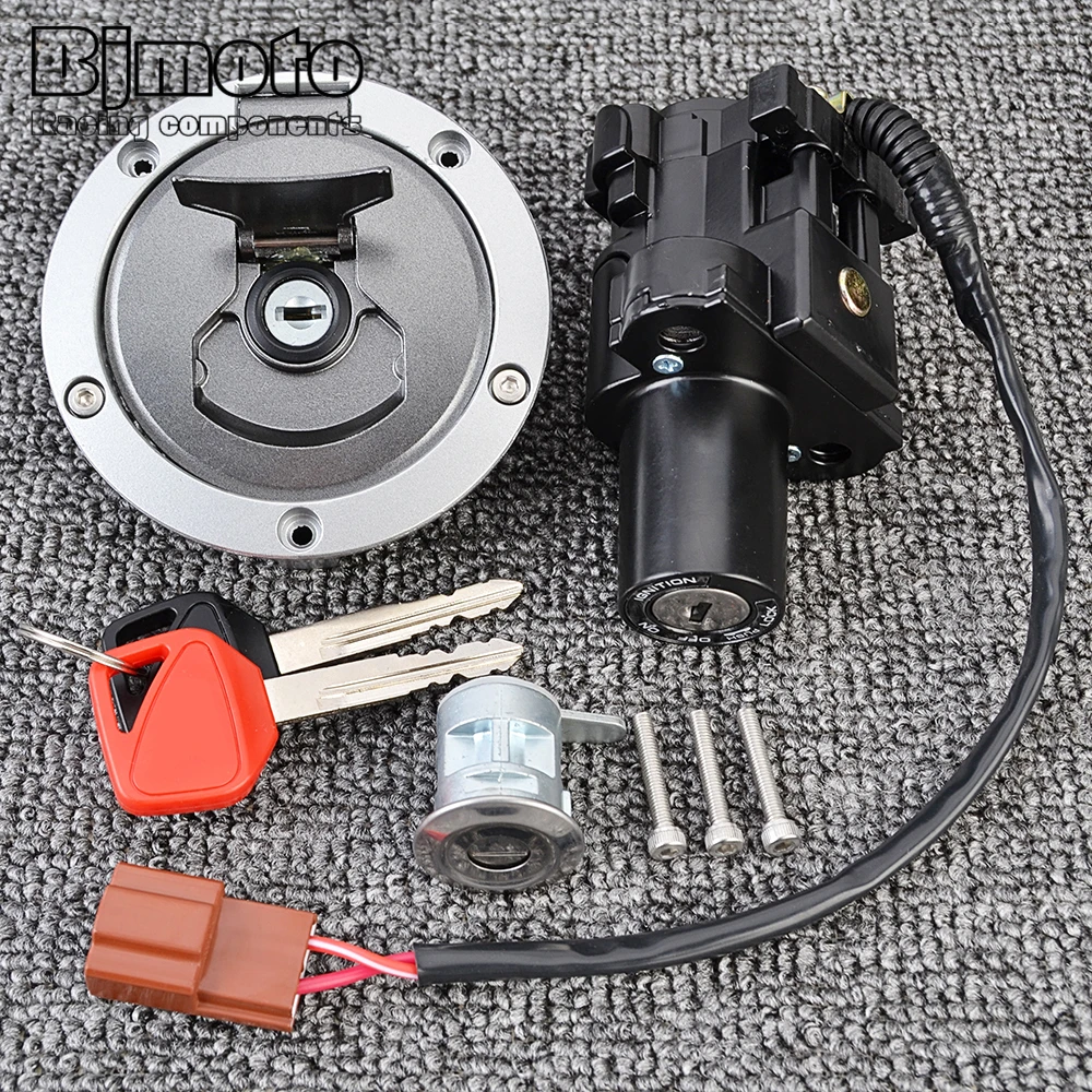 

CBR 500 R 2023 Fuel Gas Cap Ignition Switch Seat Lock with Key Kit For Honda CBR500 CBR500R 2018-2022 17620-MJE-D02 77239-MJW-J0