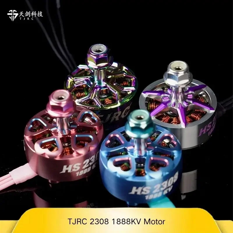 

Новый бесщеточный двигатель серии TJRC HS 2308 1888KV 6S для RC FPV Quadcopter Racing Freestyle Drone Pilots Мощный отзывчивый