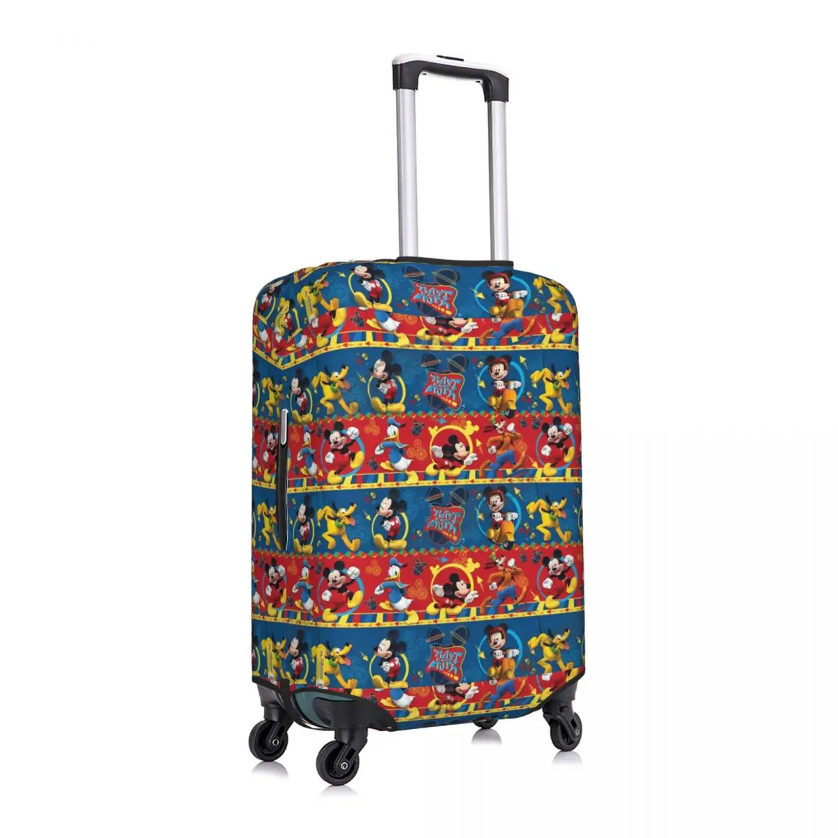 Mickey Mouse Graffiti Suitcase Cover Vacation Practical Luggage Case Cruise Trip Protection