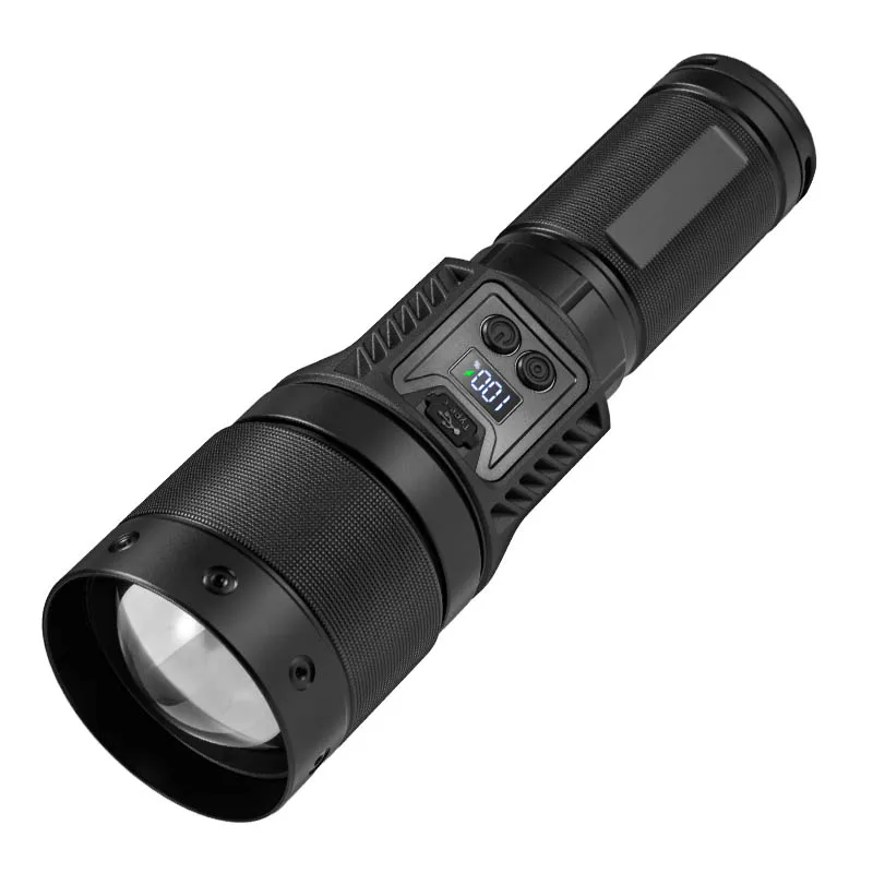 Ultra Bright White Laser Strong Light Flashlight Led High-Power Outdoor Multifunctional Zoom Flashlight Camping Fishing Light