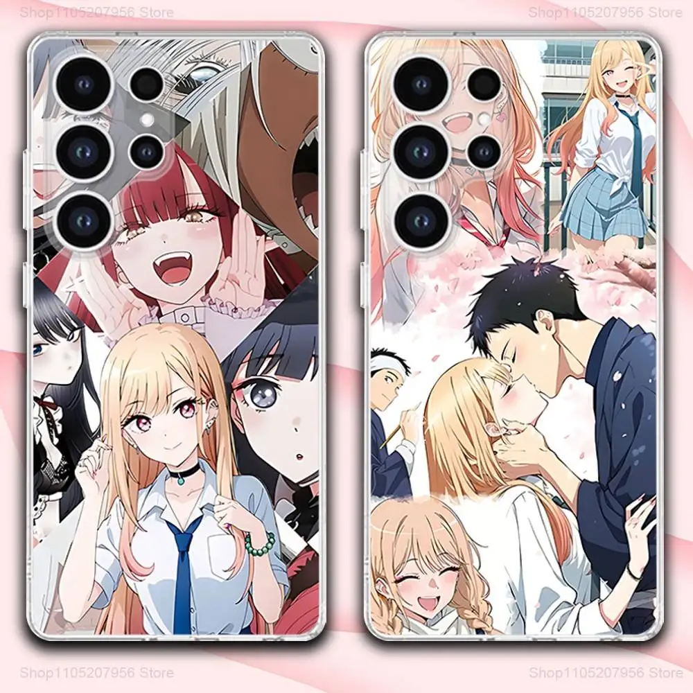 

M-My D-Dress Up D-Darlings For Samsung A30,71,51,S9,10,20,Ultra,FE,Lite,S21,22,23,24,25,PIus,Phone Case Transparent Shockproof