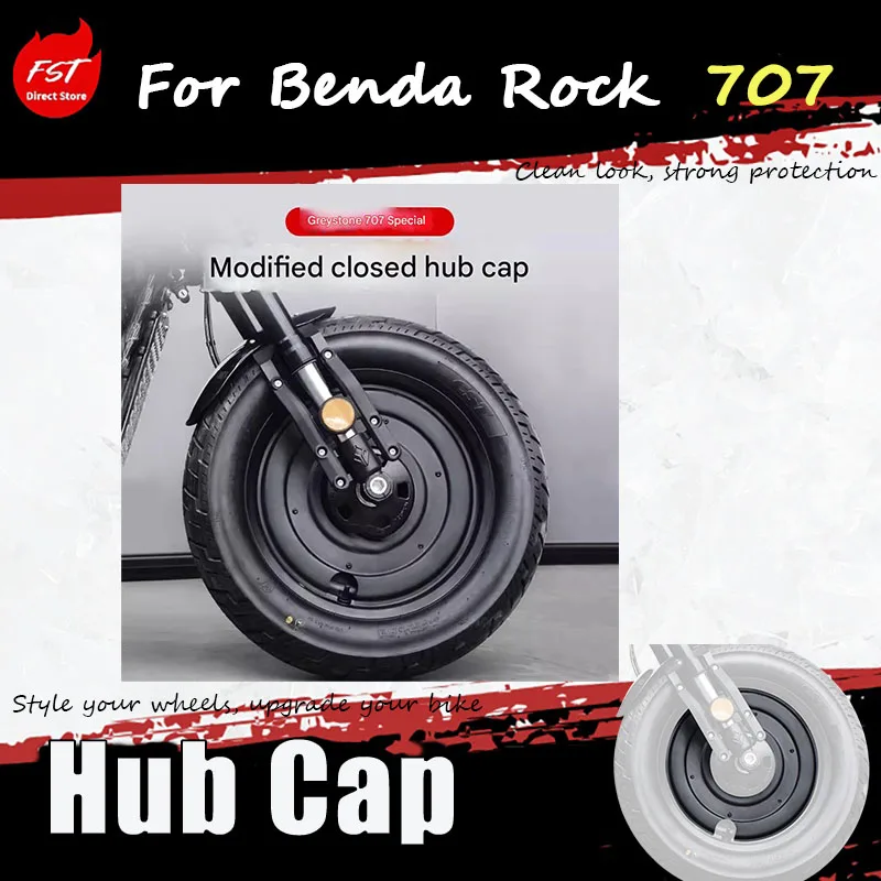

For Benda Rock 707 we offer a custom-made metal decorative cover for the enclosed wheel hub cover,Hub Caps Decorative Accessorie