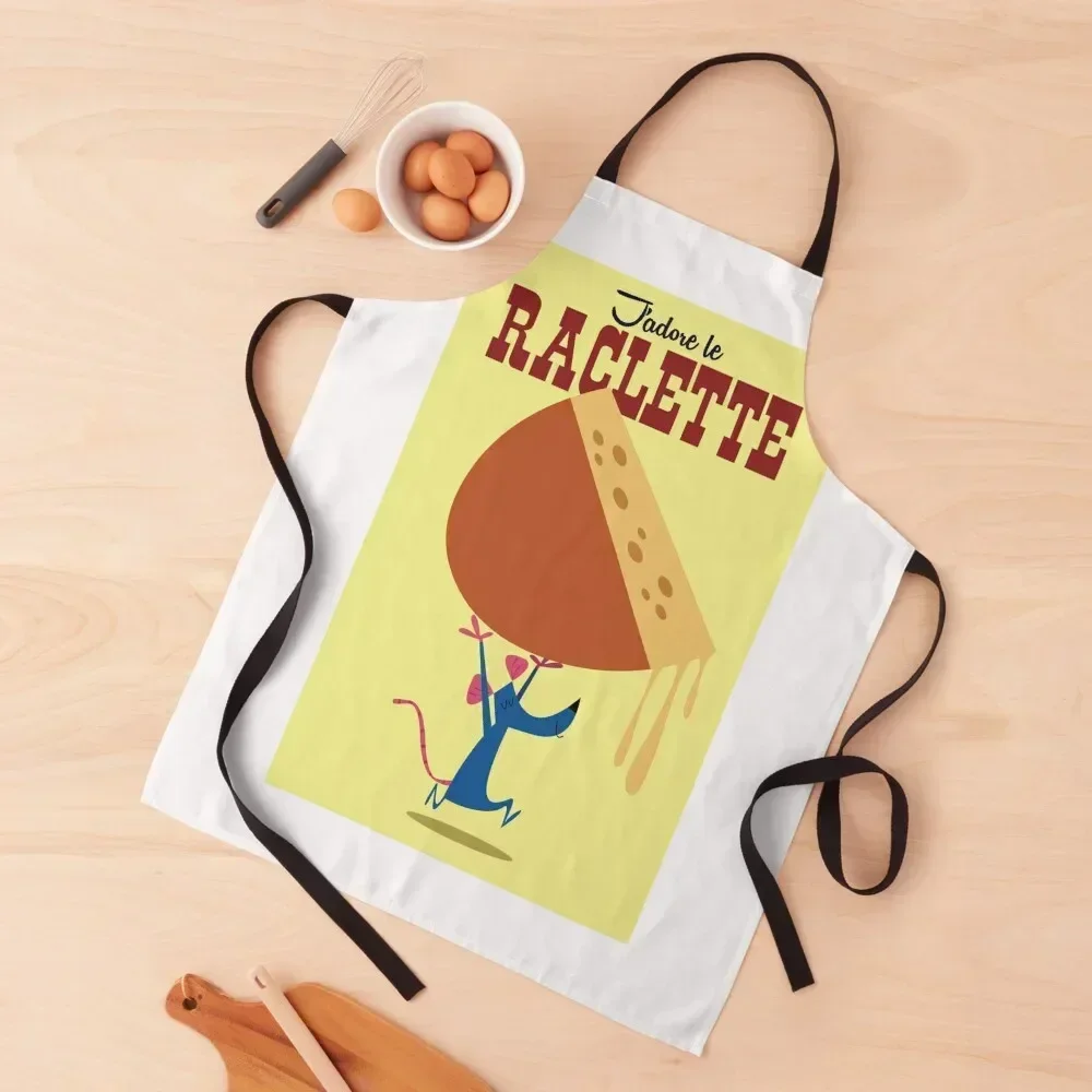 

Raclette poster Apron Kitchen Accessories 2022 Kitchen Items For Home Kitchen Items chef costume Apron