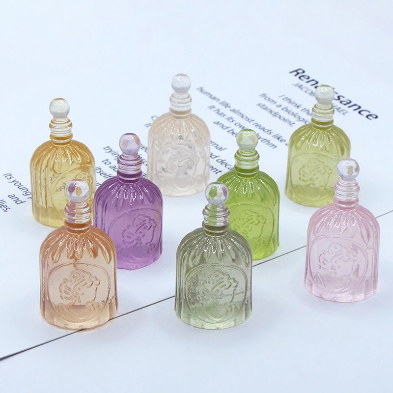 1/12 Miniture Things Dollhouse Miniature Items Miniature Bottle for Dollhouse Accessories Magic Medicine Bottle Glass with Cork