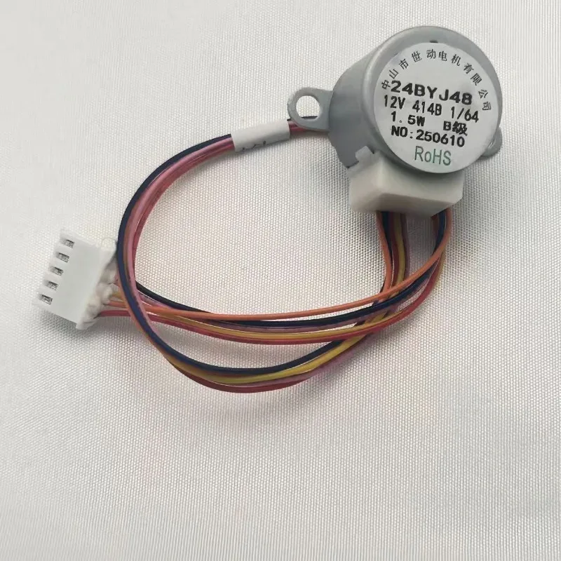 24BYJ48 Stepper Motor DC 12V 1/64 Small Fans Security Cameras Projectors Smart Toilets Air Conditioners Fresh Air Fans General