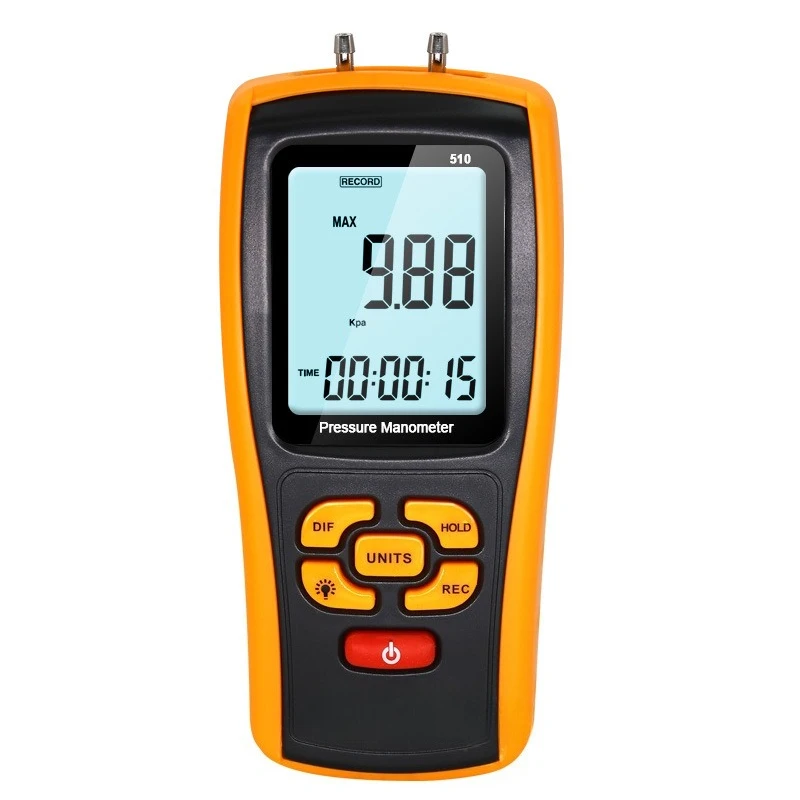 

Differential Measuring Wind Gas Pressure Engine Negative Pressure Gauge