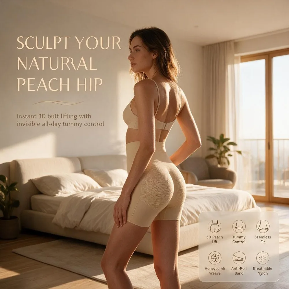 Women Padded Push Up Shapewear Panties Butt Lifter Shaper Fake Ass Buttocks Hip Pads Invisible Control Briefs Slimming Underwear