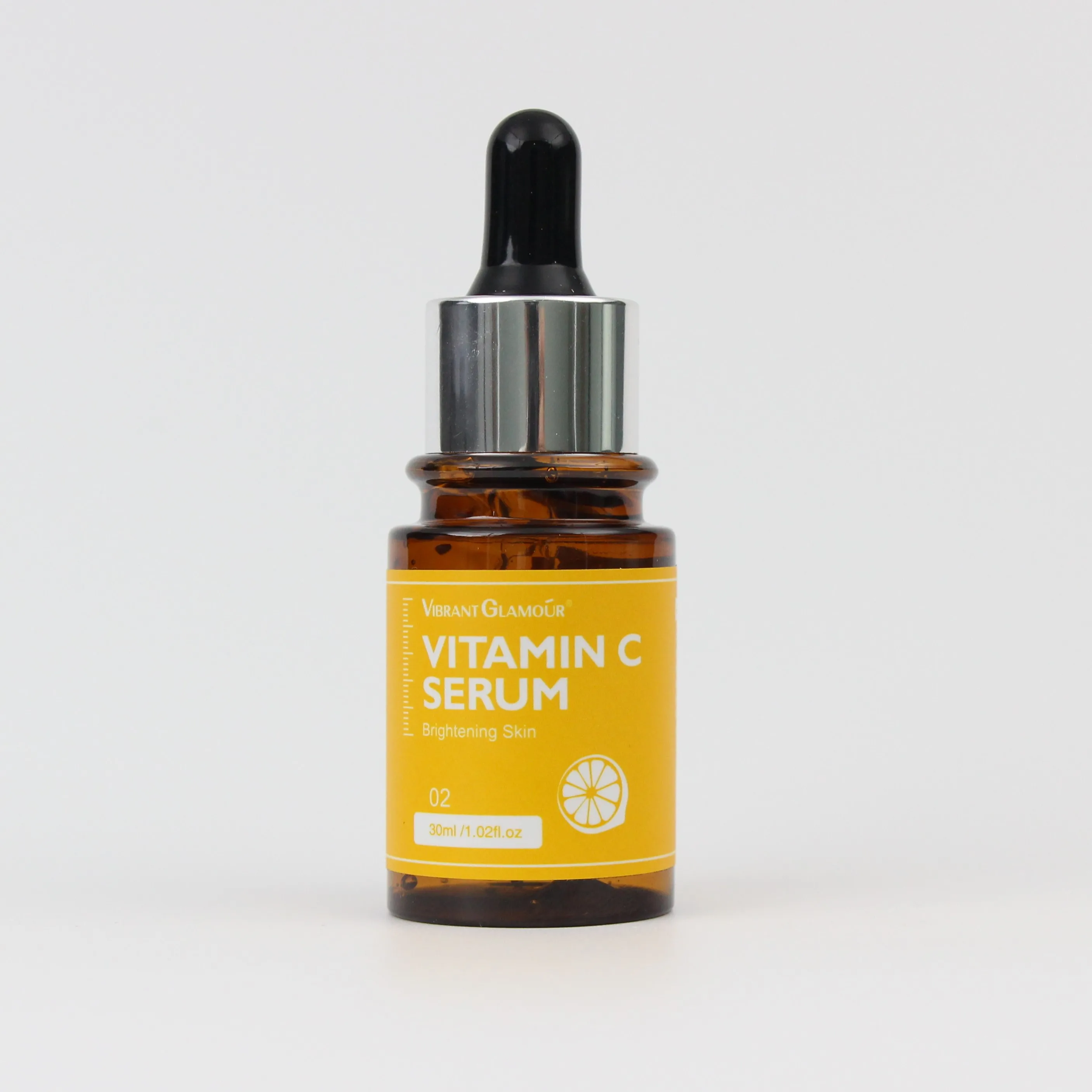 Pulsierender Glamour FDA natürliches Vitamin C Gesichts serum aufhellende Haut verblassen dunkle Flecken glatte feine Linien Vitamin E Gesichts behandlung