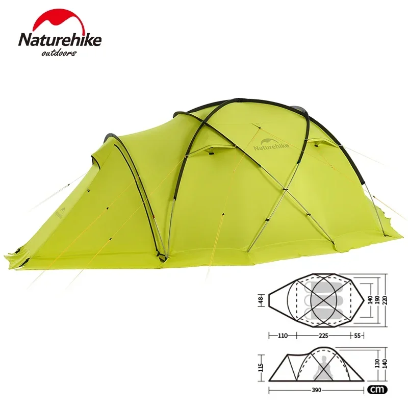 

Naturehike 2024 Tent Ultralight 2 Person Ultralight Bunk Quick Mounting Camping Beach Wind Outdoor Waterproof 5 Season Fishing