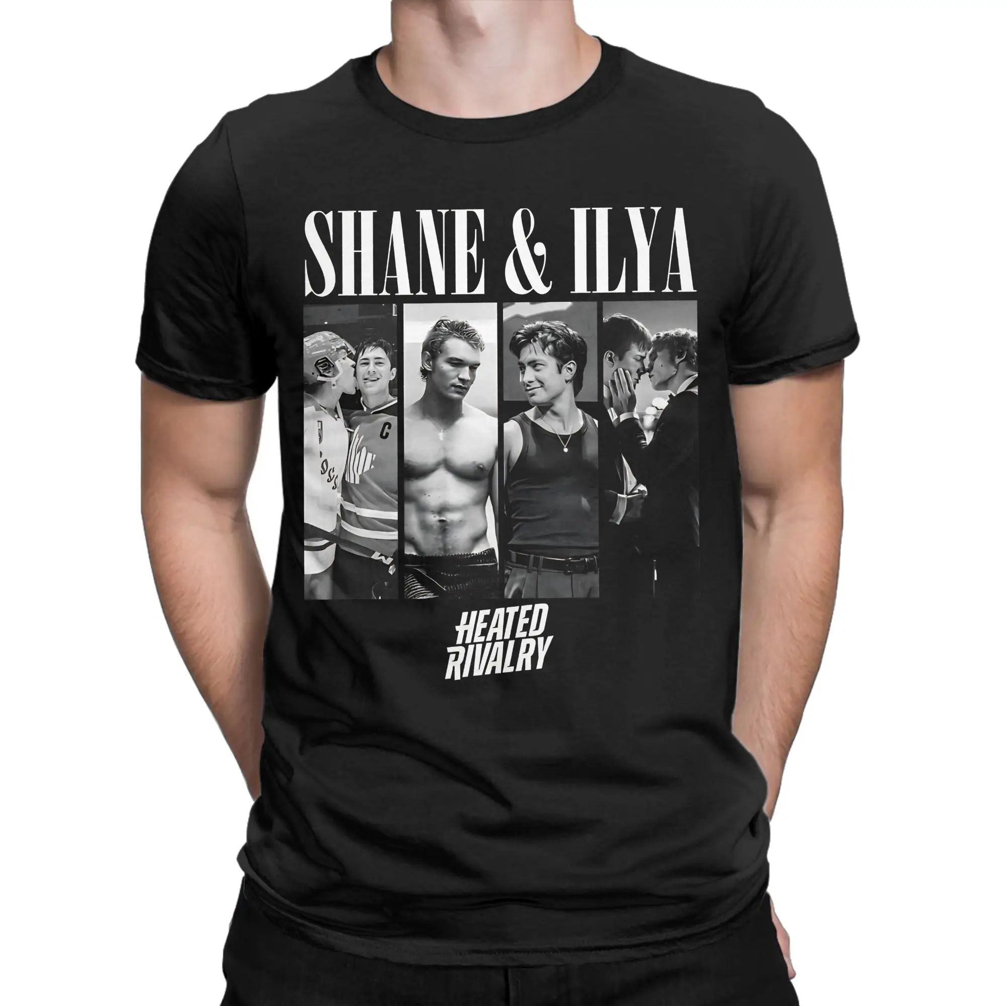 Men Shane And Ilya Shane Hollander And Ilya Rozanov T Shirt Heated Rivalry Cotton Clothes Novelty Round Neck Tees Summer T-Shirt