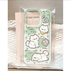 Cartoon Cute Swimming Cat Clear Space Phone Case For Oppo F11 Find X5 Reno 6 7 7Z 8 8T 10 11 12 Realme 9 C30 C53 C63 Pro Plus 5G