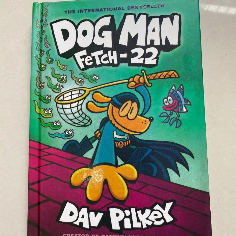 Libro de cómics al azar para niños, novedad 2023 Original, Popular, las aventuras del perro, el hombre, 8 Dav, Pilkey, novela en inglés