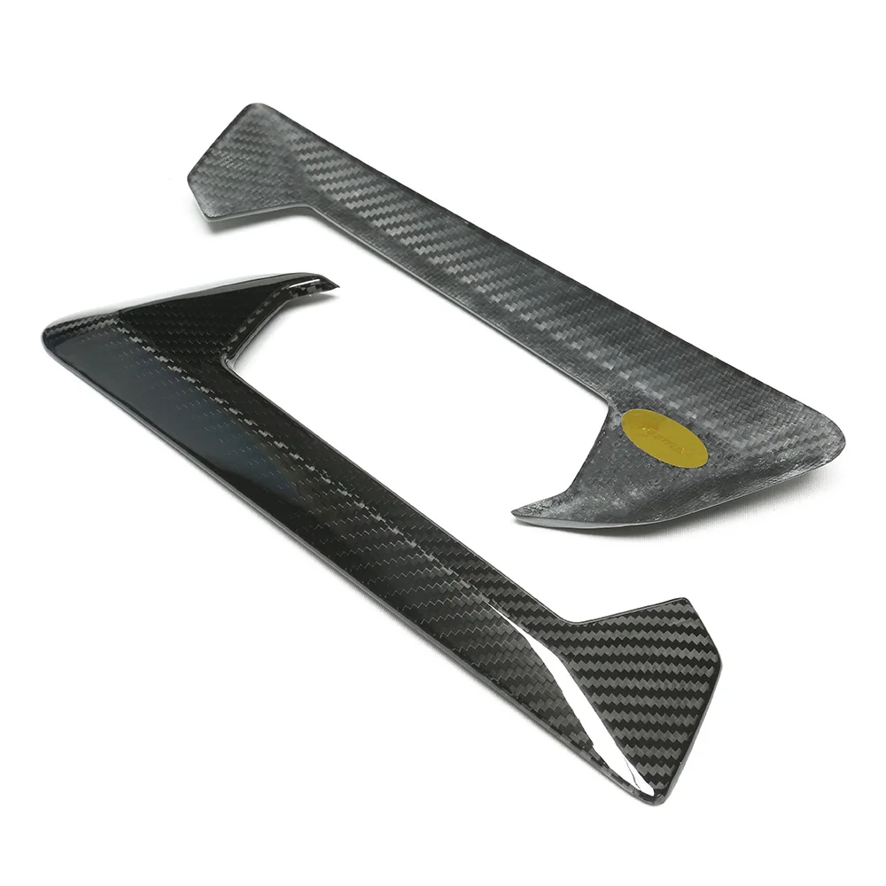 For 2023+ BMW X5 G05 X5M F95 LCI Real Carbon Fiber Fender trim Side Vent Grill Trim With logo Replacement 2023 2024