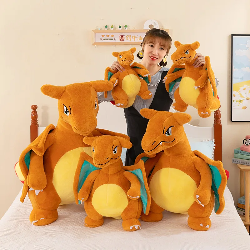 

35/60cm Pokemon Plush Dolls Charizard Kawaii Animal Plush Large Toys Pokémon Plush Stuffed Pillow Christmas Gifts for Childrens