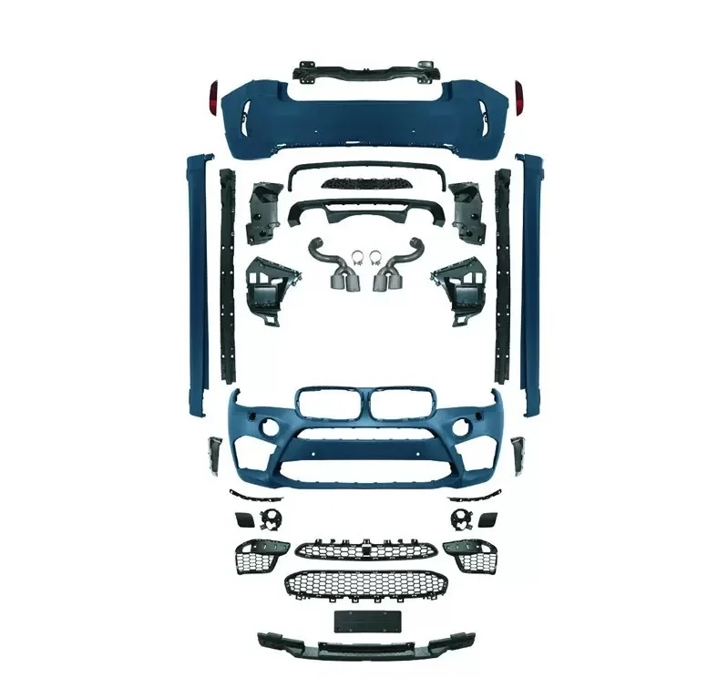 

X6 F16 2014-2019 Custom MX6 Upgrade Body Kit Grille, Side Skirts, Wheel Arches Exhaust