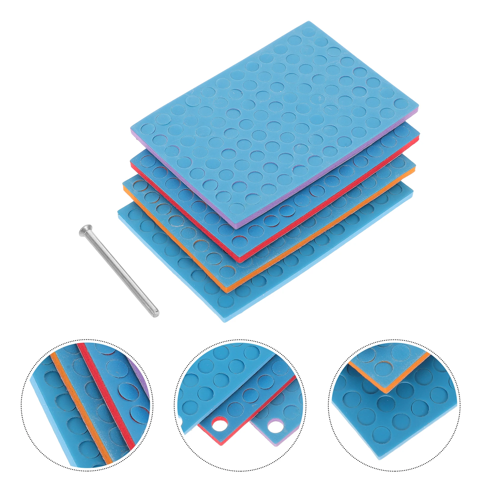 

Glue-back Sponge Sandpaper Fine for Walls Assembled Hand Sanding Pad Polishing Round Pads Grit