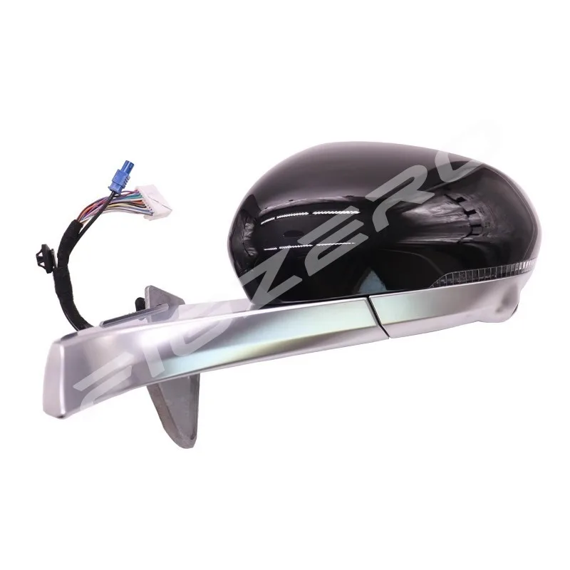 for Leapmotor C11 Reflector Mirror Housing Left Right Rearview Mirror Assembly Lens Brand New Genuine Electroplating Black
