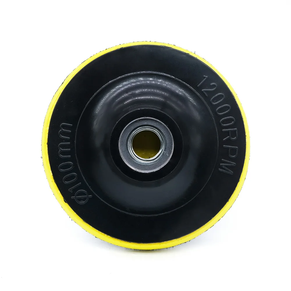 SUBRILLI 4นิ้ว Pad M14ด้ายโฟมพลาสติกขัดแผ่นแผ่นกาว Backer สำหรับรถ Buffing อุปกรณ์เสริม