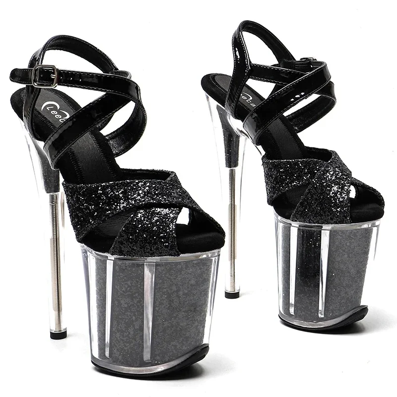 Leecabe  stock sandals  8inch/20cm .9inch/23cm ,  platform Pole Dance sandals shoes